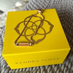 Kendra Scott adjustable rose gold Elaina bracelet